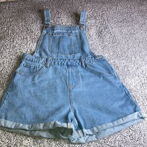 DAZY L Slouchy Straight Workwear White Non-Stretch Oversized Jean Unisex Shortal